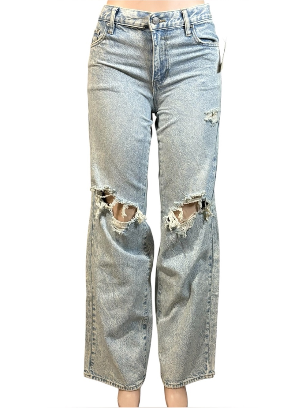 PacSun Parker Extreme Baggy Wide Leg Jeans NWT Light Wash Size 24 Y2K